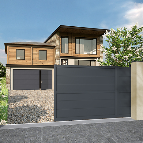 SLIDING DRIVEWAY GATE – RANGE « MODULIS »